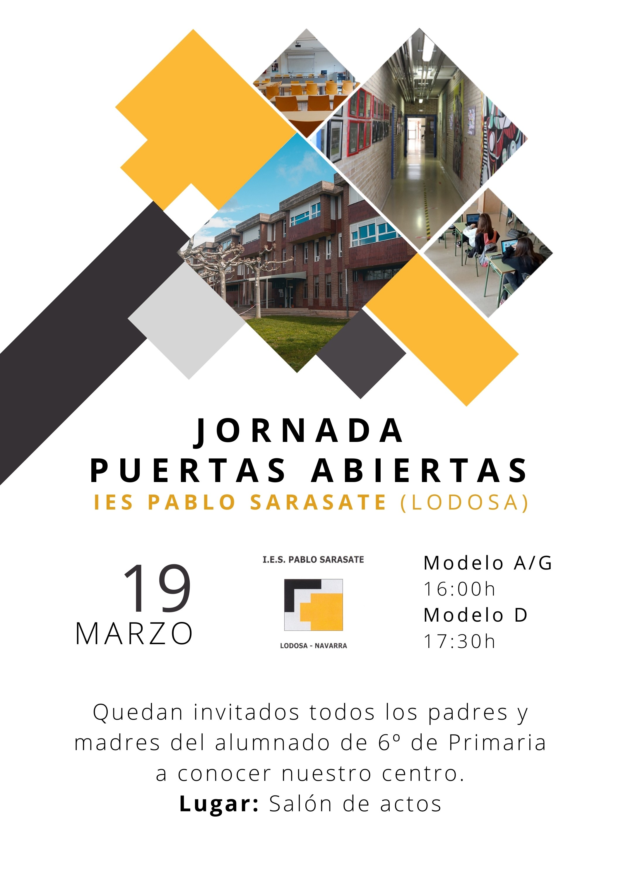 Jornada de puertas abiertas IES Pablo Sarasate